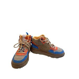 Ugg Highland Hi Boys Colorblock Leather Ankle Boots Size 5 SKU 8409